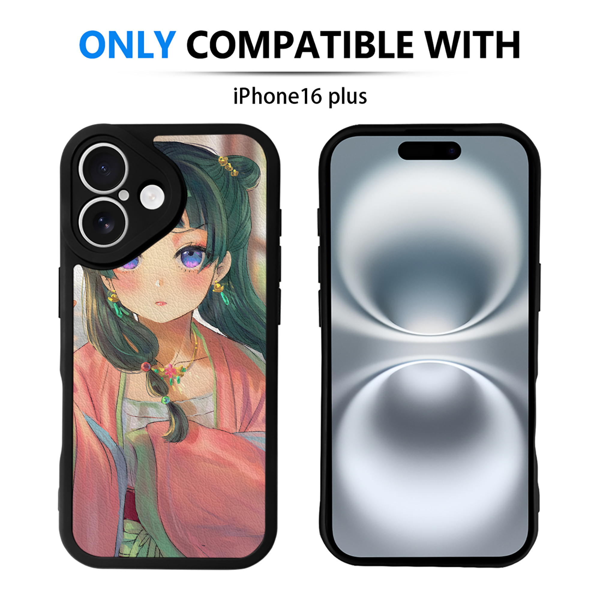 （画像用） 薬屋のひとりごと The Apothecary Diaries 【iPhone 16シリーズ対応】シリコンスマホケース（レザー調） 材質：シリコン